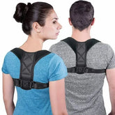 Home Back Posture Correction Belt for Hunchback and Shoulder Straightening - Himpall